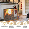 Large Spark Fire Guard Mesh Protector Large Flat 2 Doors Fireplace Screen Gate