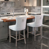 Luxury Grey/BEIGE/BLACK Velvet Bar Stools Kitchen Breakfast Barstools Set of 2 4
