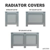 Grey Radiator Cover Grill Shelf Cabinet MDF Wood Modern Traditional Furniture