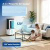 15L Evaporative Air Cooler Portable Home Fan 3 Speed Remote Timer UK
