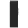 Highboard Black 80x42.5x124 Engineered Wood R9L4
