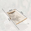 Double Hammock 2-Person Padded Swing Bed Cream White