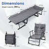 Lounge Sleeper Bed w/6-Position Adjustable Backrest