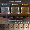 Bluetooth Hollywood Light Up Vanity Mirror with Lights Tabletop Wall LED Mirror