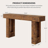 160 cm Long Console Table for Entryway,Narrow Sofa Table for Hallway Living Room