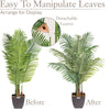 Artificial Areca Palm Tree Natural Looking Faux Plant in Pot 2ft 3ft 4ft 5ft 6ft