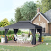 3 x 4m Aluminium Gazebo Marquee Canopy Pavilion Patio Party Tent