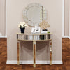 Dressing Table Glass Mirrored Vanity Table Entrance Hall Table Console Furniture