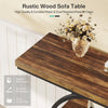 105cm Console Table, Industrial 4-Tier Entryway Sofa Table with Circle Base