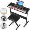 ♬Mustar 61 Keys Portable Learning Electronic Keyboard Piano Keyboard