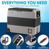 Portable Car Fridge/Freezer, 60L Dual Zone Compressor 12/24V