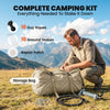 Inflatable Tents 4 Season Blow Up Tent 6-8 Person Khaki