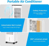 Portable Air Conditioner, 3-IN-1 Evaporative Air Cooler Humidifier Cooling Fan