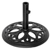 Round Patio Umbrella Base Stand, Umbrella Holder, Black