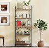 Rustic Wood Bookcase Bookshelf 5 Tier Industrial Storage Display Shelving Unit