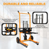 Miniature Forklift Manual Hydraulic Stacker Lightweight Small Lift Truck