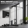Wall Mounted Lat Pull Down Machine, Crossover Cable Machine for Home Gym