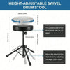 Thor Padded Drum Stool Seat Throne Piano Chair Folding Music Guitar Keybo
