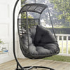 Hanging Egg Rattan Chair Cushion Seat Pad Swing Hanging Chair Pad Garden Seater