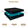 High Gloss Square LED Coffee Table Cocktail End Table Living Room Furniture