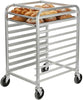 10 Tier Mobile Commercial Bread Cooling Rack Trolley Bun Pan Rack with Wheel