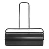 48L Steel Garden Lawn Roller Water Sand Filled Outdoor Grass Roller Black