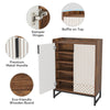 Modern Shoe Cabinet for Entryway, 5-Tier Shoe Storage Cabinets for 25 Pairs