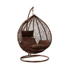Hanging Rattan Egg Chair Garden Swing Chairs Patio Indoor Outdoor With Cushions