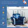 Kids Armchair Toddler Sofa Children Chair Seat with Armrest Space Rocket