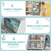White Bookshelf Storage Shelf For Children's Reading Room Modern Open Storage