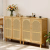 Sideboard Storage Cabinet Cupboard Buffet with Rattan Door Dining Room Furniture