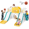 JOYLDIAS 9 in 1 Kids Slide Toddler Slide Garden Climbing Outdoor Playset