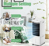12L Portable Air Conditioner, Evaporative Air Cooler Fan with 3 Speeds & 120°Osc