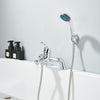 Luxury Bathroom Chrome Sink Bath Filler Tap Shower Mixer Taps with Hand Held Set