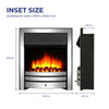 Freestanding Electric Fireplace Suite - Bempton Suite
