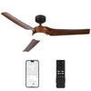 VONLUCE 52" Modern Ceiling Fan w Light & Remote 6 Speeds Reversible Motor 132cm