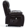 CHESTER DUAL MOTOR RISER ELECTRIC LEATHER RECLINER ARMCHAIR HEATED MASSAGE CHAIR