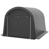 3 x 3(m) Garden Storage Tent, Heavy Duty Outdoor Shed, Grey