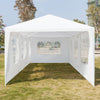 3*9m 7-Sided Iron PE Cloth Spiral Pipe Pergola