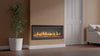 42 50 60 72 INCH LED LANDSCAPE VARIABLE FLAME COLOURS MEDIA WALL ELECTRIC FIRE