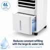 Portable Air Conditioner Evaporative Air Cooler Fan Ice Packs Air