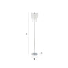 Standard Floor Lamp Light Free Standing Jewel Chrome Living Room Home Lighting