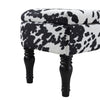 Velvet Upholstered Bench Bed End Window Seat Ottoman Storage Stool Bedroom