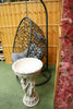 Grey Rattan Swing Patio Garden Weave Hanging Egg Chair & Cushion Indoor Outdoor