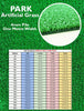 1 - 2m Wide 4mm Depth Artificial Grass Quality Garden Green Lawn Fake Astro Turf
