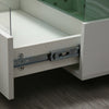 1 Bedside Table with 2 Drawers Cabinets Storage Nightstand Units RGB LED Light
