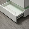 1 Bedside Table with 2 Drawers Cabinets Storage Nightstand Units RGB LED Light