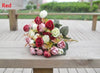 1 BOUQUET 21 HEAD CONCISE ARTIFICIAL ROSE SILK FLOWER LEAF HOME WEDDING DECOR