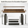 63-Inch Farmhouse Console Table, Narrow Entryway Sofa Table for Living Room