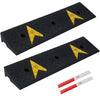 2x 100cm Long Heavy Duty Kerb Ramps For Hgv Caravans Car Truck Garage Wheelchair
